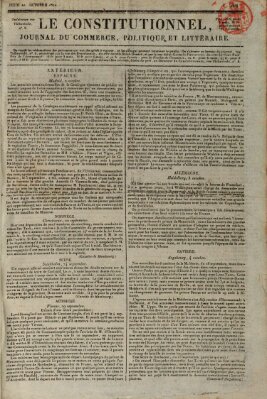 Le constitutionnel Donnerstag 10. Oktober 1822
