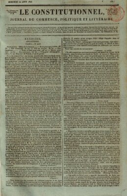 Le constitutionnel Mittwoch 20. August 1823