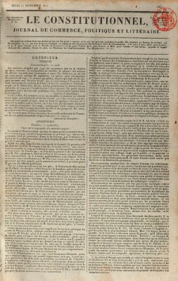 Le constitutionnel Donnerstag 11. September 1823