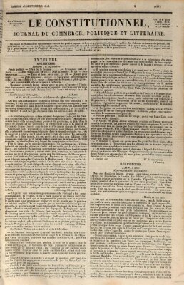 Le constitutionnel Samstag 13. September 1823