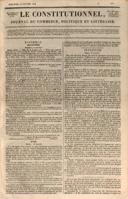 Le constitutionnel Sonntag 25. Januar 1824