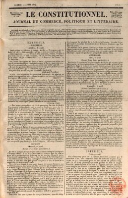 Le constitutionnel Samstag 10. April 1824