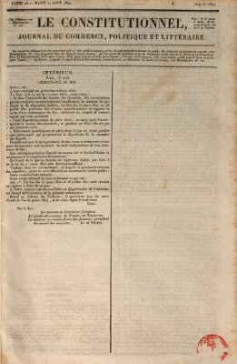 Le constitutionnel Montag 16. August 1824
