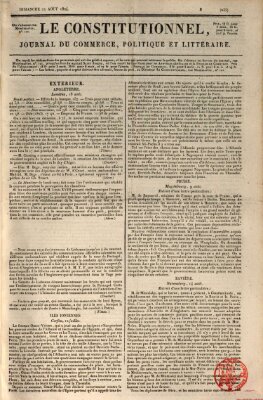 Le constitutionnel Sonntag 22. August 1824