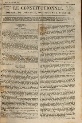 Le constitutionnel Donnerstag 20. Januar 1825