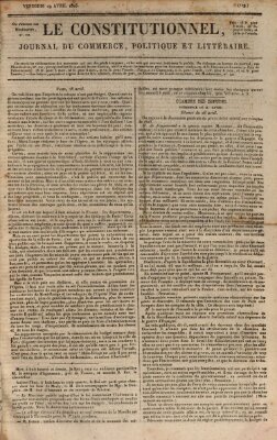 Le constitutionnel Freitag 29. April 1825