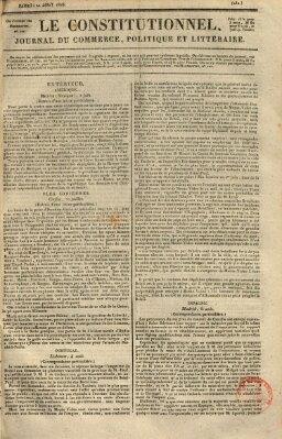 Le constitutionnel Samstag 20. August 1825