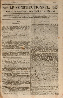 Le constitutionnel Sonntag 20. November 1825
