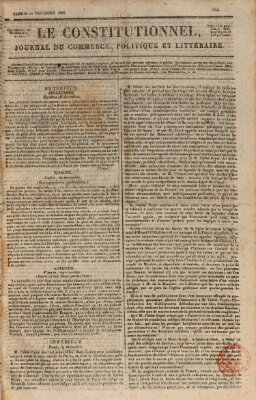 Le constitutionnel Samstag 10. Dezember 1825