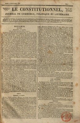 Le constitutionnel Donnerstag 15. Dezember 1825