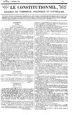 Le constitutionnel Mittwoch 1. Februar 1826