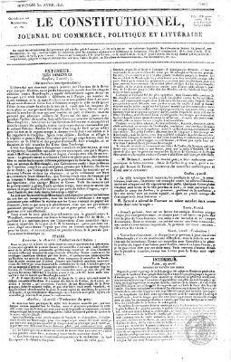 Le constitutionnel Sonntag 30. April 1826