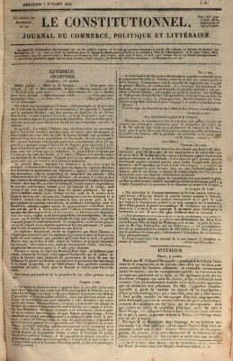 Le constitutionnel Mittwoch 5. Juli 1826