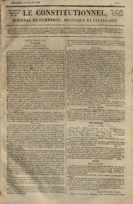 Le constitutionnel Mittwoch 26. Juli 1826