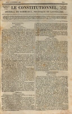 Le constitutionnel Donnerstag 16. November 1826