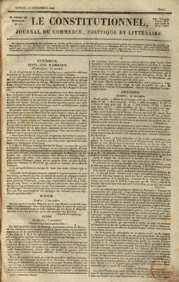 Le constitutionnel Samstag 18. November 1826