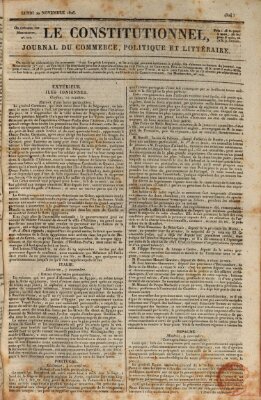 Le constitutionnel Montag 20. November 1826
