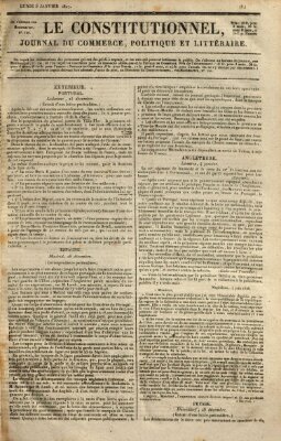 Le constitutionnel Montag 8. Januar 1827