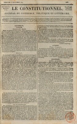 Le constitutionnel Sonntag 23. September 1827