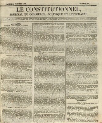 Le constitutionnel Samstag 24. Oktober 1829