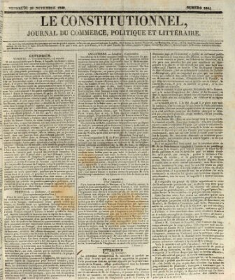 Le constitutionnel Freitag 20. November 1829