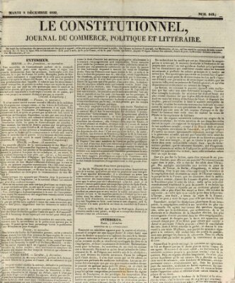 Le constitutionnel Dienstag 8. Dezember 1829