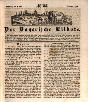 Baierscher Eilbote (Münchener Bote für Stadt und Land) Mittwoch 8. Mai 1844