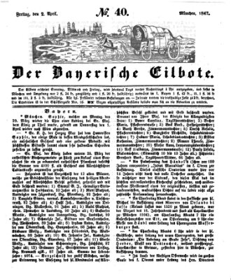 Baierscher Eilbote (Münchener Bote für Stadt und Land)