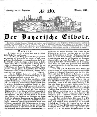 Baierscher Eilbote (Münchener Bote für Stadt und Land)