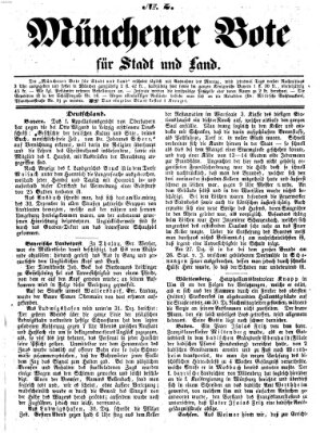 Münchener Bote für Stadt und Land Dienstag 3. Januar 1854