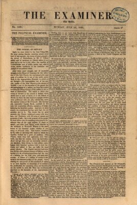 Examiner Sonntag 22. Juli 1838