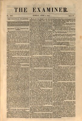 Examiner Sonntag 7. Juni 1840