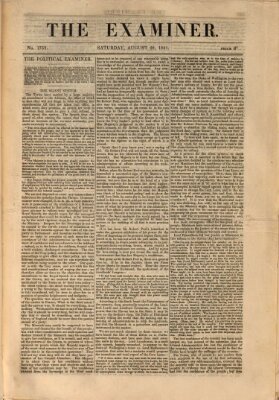 Examiner Samstag 28. August 1841