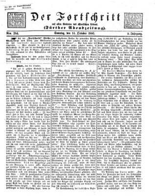 Der Fortschritt auf allen Gebieten des öffentlichen Lebens Sonntag 14. Oktober 1866