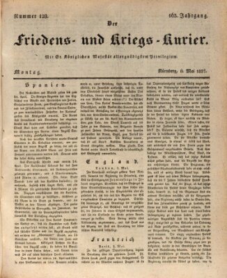 Der Friedens- u. Kriegs-Kurier (Nürnberger Friedens- und Kriegs-Kurier) Montag 8. Mai 1837