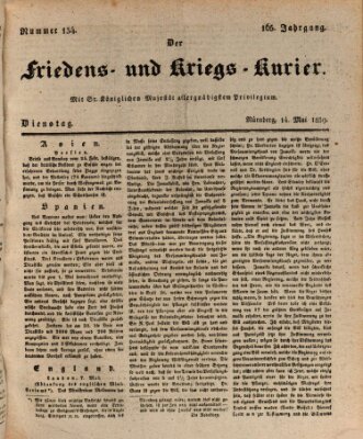 Der Friedens- u. Kriegs-Kurier (Nürnberger Friedens- und Kriegs-Kurier) Dienstag 14. Mai 1839