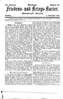 Nürnberger Friedens- und Kriegs-Kurier Dienstag 5. September 1854