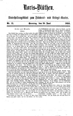 Nürnberger Friedens- und Kriegs-Kurier Sonntag 18. Juni 1854