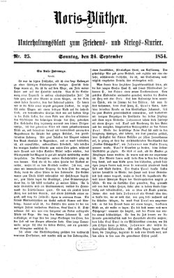 Nürnberger Friedens- und Kriegs-Kurier Sonntag 24. September 1854