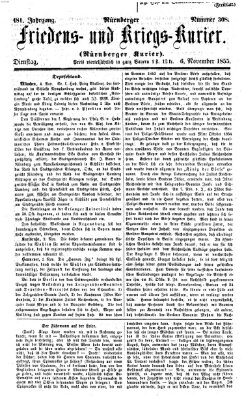 Nürnberger Friedens- und Kriegs-Kurier Dienstag 6. November 1855