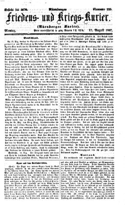 Nürnberger Friedens- und Kriegs-Kurier Montag 17. August 1857