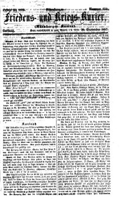 Nürnberger Friedens- und Kriegs-Kurier Sonntag 20. September 1857