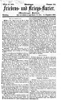 Nürnberger Friedens- und Kriegs-Kurier Sonntag 6. Dezember 1857
