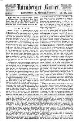 Nürnberger Kurier (Nürnberger Friedens- und Kriegs-Kurier) Freitag 27. Mai 1859