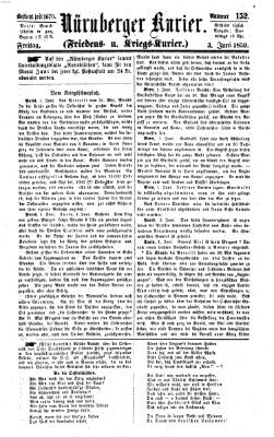 Nürnberger Kurier (Nürnberger Friedens- und Kriegs-Kurier) Freitag 3. Juni 1859