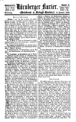 Nürnberger Kurier (Nürnberger Friedens- und Kriegs-Kurier) Sonntag 8. Januar 1860