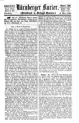 Nürnberger Kurier (Nürnberger Friedens- und Kriegs-Kurier) Dienstag 8. Mai 1860
