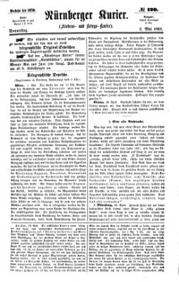 Nürnberger Kurier (Nürnberger Friedens- und Kriegs-Kurier) Donnerstag 2. Mai 1861