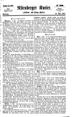 Nürnberger Kurier (Nürnberger Friedens- und Kriegs-Kurier) Sonntag 19. Mai 1861