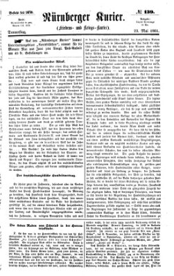 Nürnberger Kurier (Nürnberger Friedens- und Kriegs-Kurier) Donnerstag 23. Mai 1861